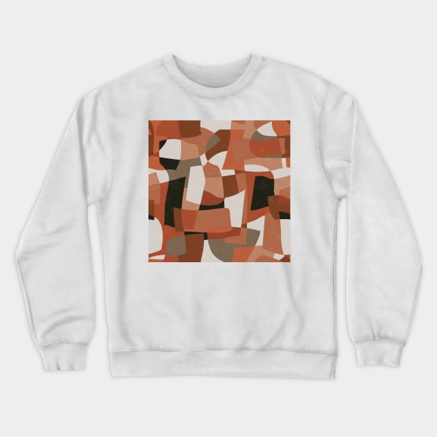 Nomade Abstraction / Mid Century Shapes Crewneck Sweatshirt by matise